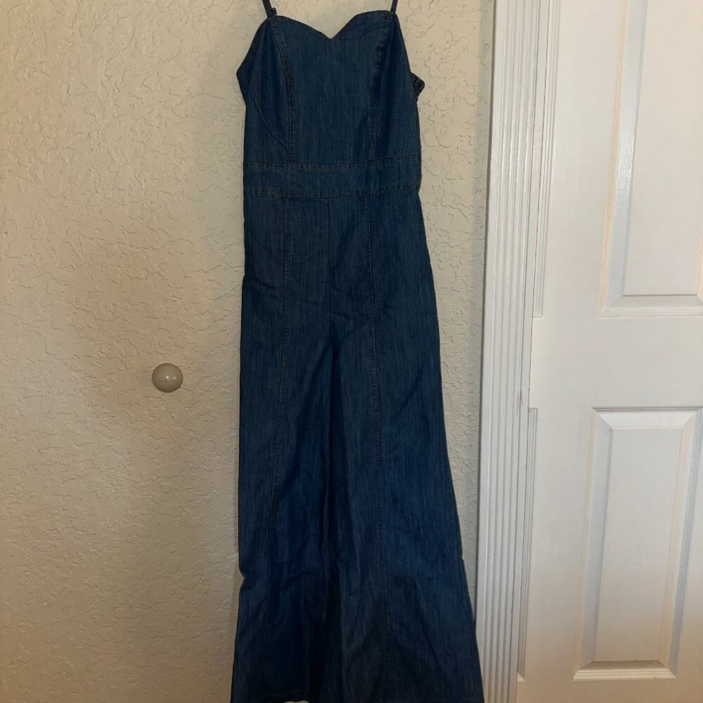 Denim jumpsuit/ romper